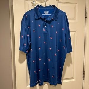 Straight Down performance XXL golf shirt